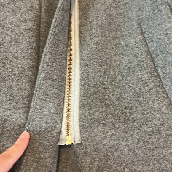 JCrew Factory Mercantile City Wool Coat Grey Size 4 - Picture 15 of 16